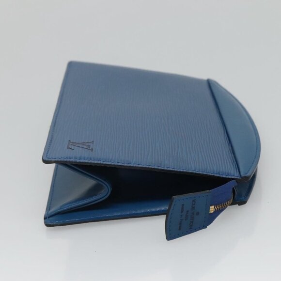 LOUIS VUITTON Epi Trousse Crete Pouch Blue M48405 LV Auth 126015 - Picture 5 of 16